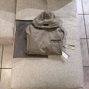 Essentials Fear of God Hoodie Heather Grey